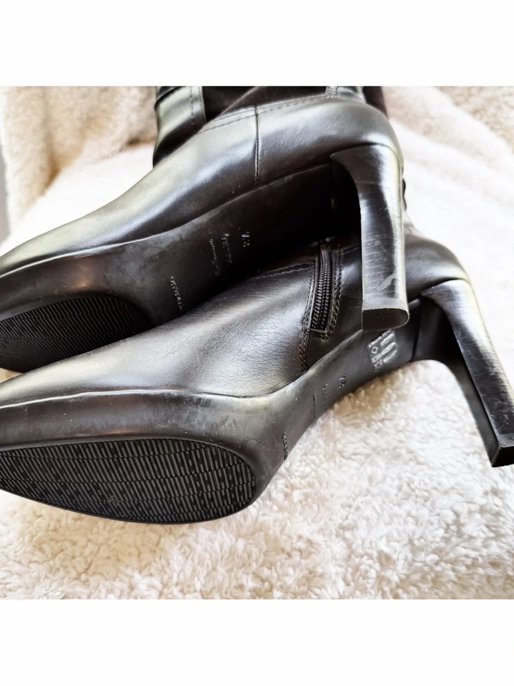 NWOT Aquatalia Chocolate Brown Heel Knee-High Leather and Suede  Women's Boots